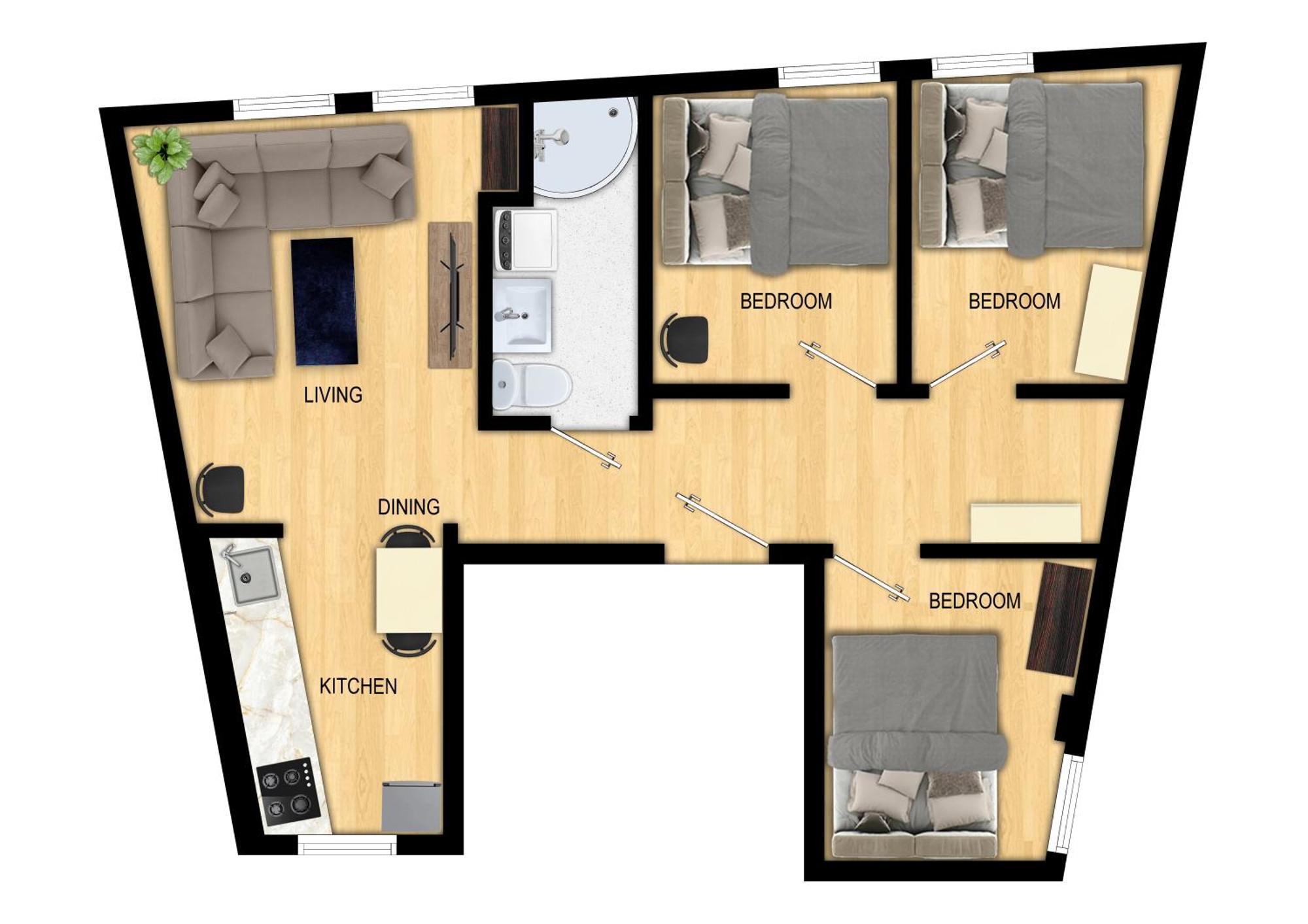 Family Friendly 3Br - Quiet Area - Behind Bryggen Lägenhet Bergen Exteriör bild